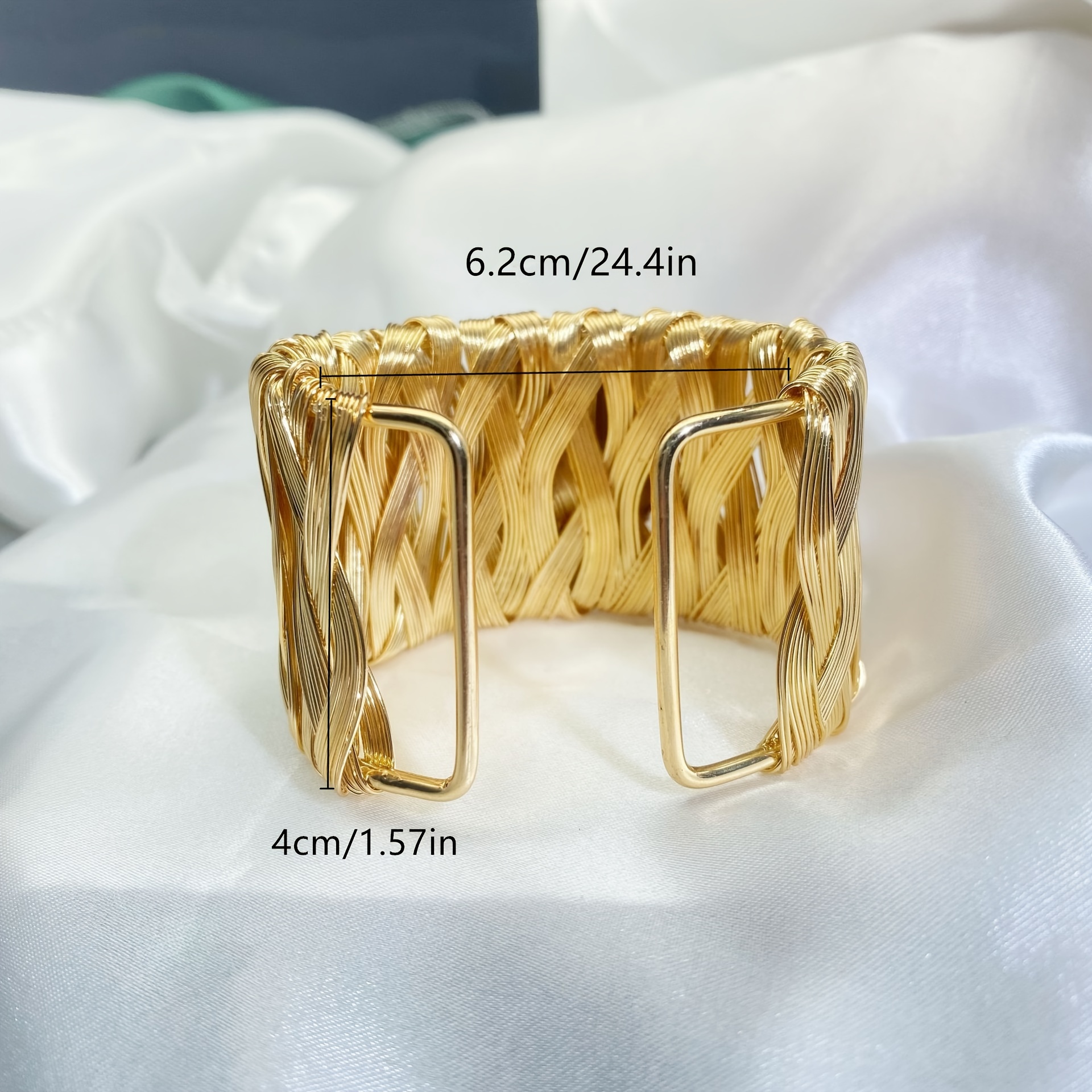 Baroque Pearl Cuff Bracelet with Rhinestone Accents